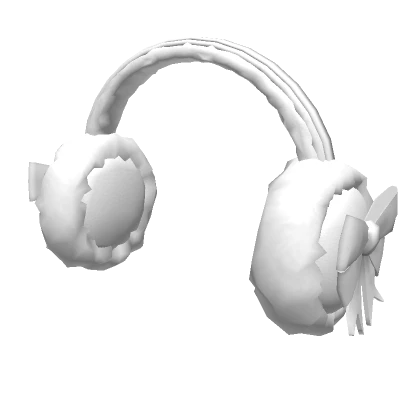 Bowtie Earmuffs - White