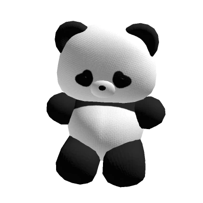 ♡ panda plushie (holdable)