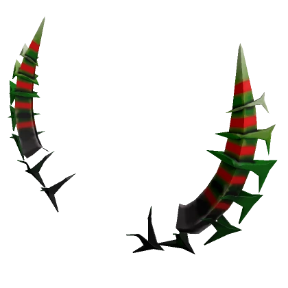 Horn Addon: Christmas Red & Green