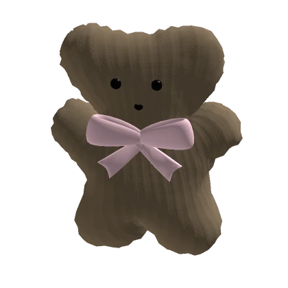 ♡ baby teddy bear plushie brown (holdable)