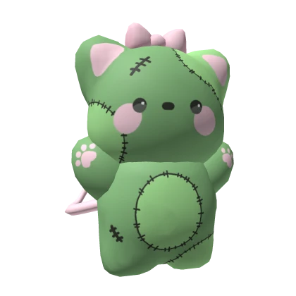 Pastel zombie kitty backpack cutecore cat (3.0)