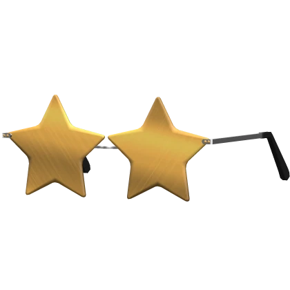 sunglasses star yellow