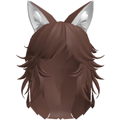 Brown Wolf Hair And Ears