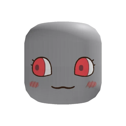 🍀Animated Cute Shy Eyes Face (Red)