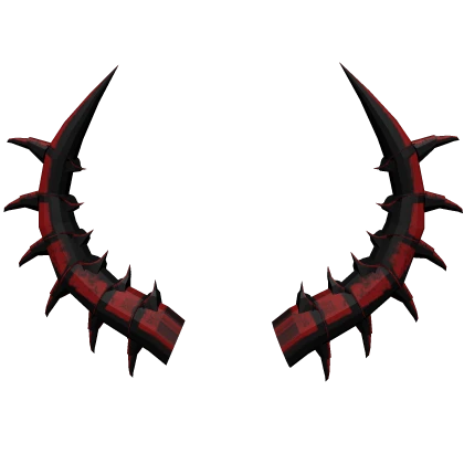 Demonic Hellbound Negative Blood Horns emo black