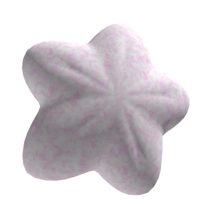 Baby Pink Cuddly Faux Fluff Plush Star Pillow