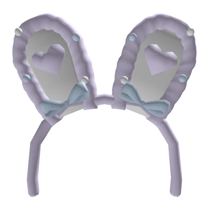 Cotton Candy Purple Bunny Headband