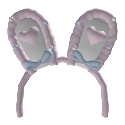 Cotton candy Pink Bunny Headband