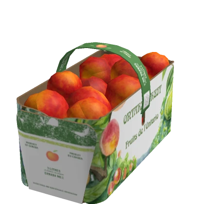 Holdable Peach Fruit Basket