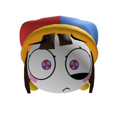 Digital Pomni Jester Sad XDDCC Head