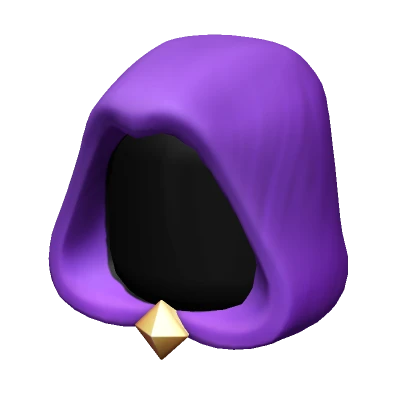 Purple Wizard Hood