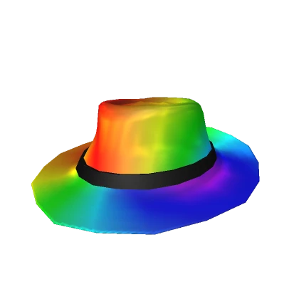 Luxury Rainbow Fedora