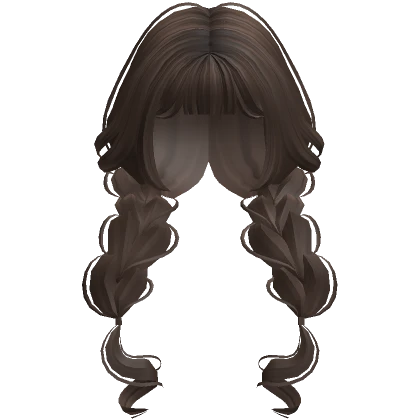 Cottage Core Doll Low Braids (Brown)