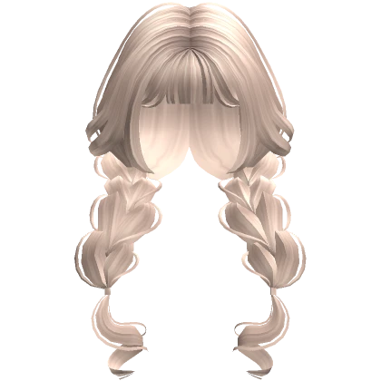 Cottage Core Doll Low Braids (Platinium Blonde)