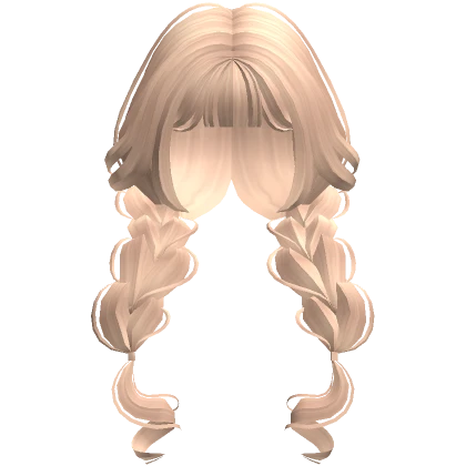 Cottage Core Doll Low Braids (Blonde)