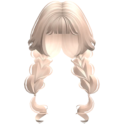 Cottage Core Doll Low Braids (Beige)