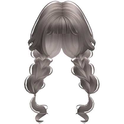 Cottage Core Doll Low Braids (Ash Blonde)