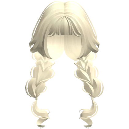 Cottage Core Doll Low Braids (Pastel Blonde)