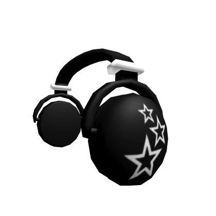 Black Graffiti Headphones