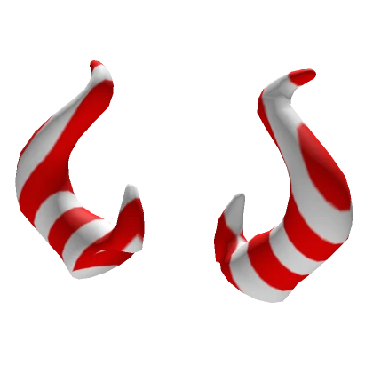 Candycane Christmas Horns