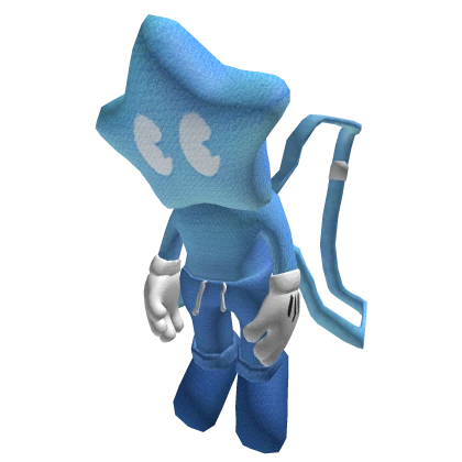 1.0 BLUE Y2K STAR PLUSHIE BACKPACK 