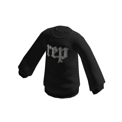 Black Singer REP Sweater