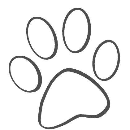 Cute Kitty Paw Face Sticker