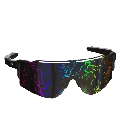 cool rainbow lightning tactical sunglasses