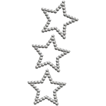 Y2K Diamond Studded Star Metal Clips