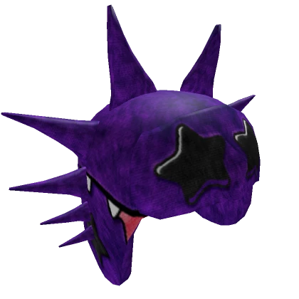 CUTE Y2K PURPLE STAR SPIKE USHANKA