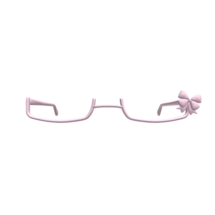 ♡ cute pink glasses w bows