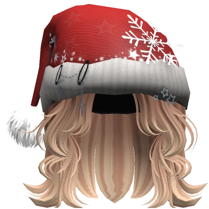 Cute Super Wavy Christmas Hair - Blonde