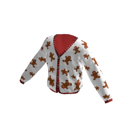 Christmas Gingerbread Cardigan