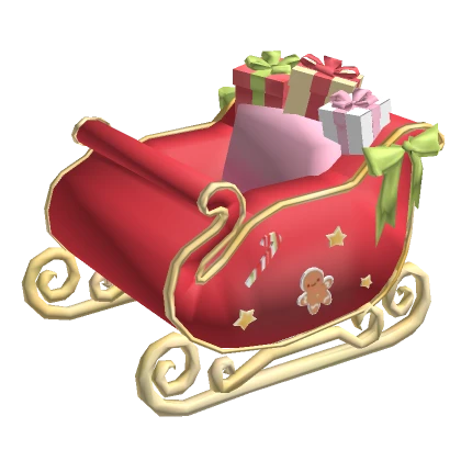 ❆ Kawaii Christmas Sleigh With Presents