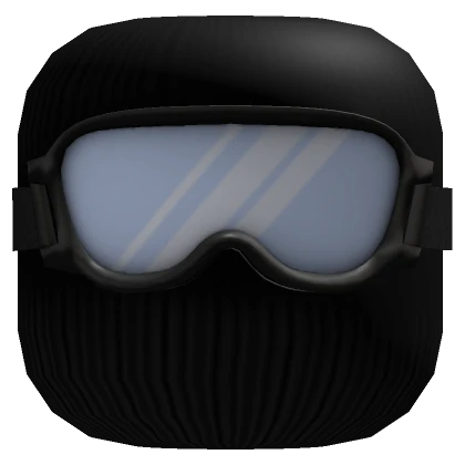 Balaclava With Black Skiing Goggles