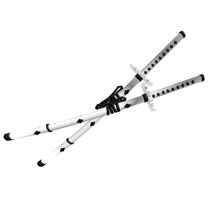 DUAL KATANA BLACK AND WHITE