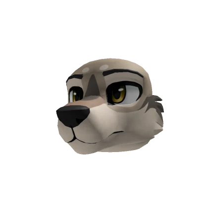 Timber Wolf Head