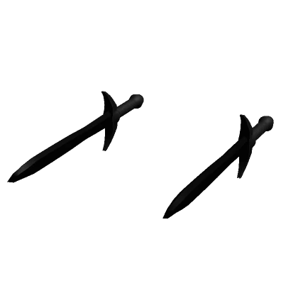 Holdable Dual Darkheart Swords Black