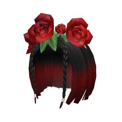 LOC'S "Rose Crown Collection" Black and Red