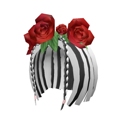 LOC'S "Rose Crown Collection" White and Black