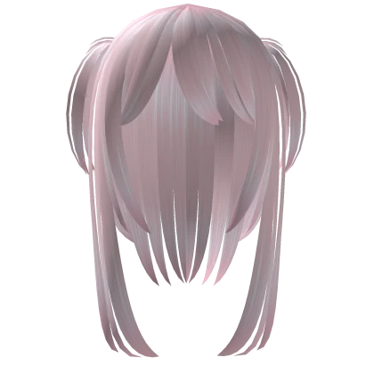 ♡ pink anime hair
