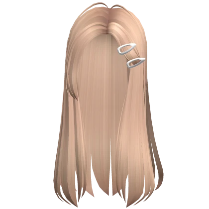 Blonde Long Flowy Hair w Hairclips