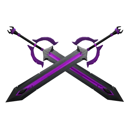 Purple Cyber Swords