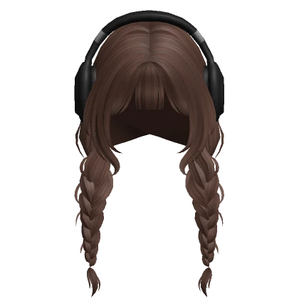 Messy Braids W/ Headphones (Brown)