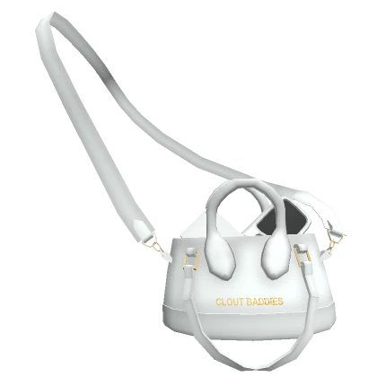 CB Mini Crossbody Handle Purse In White