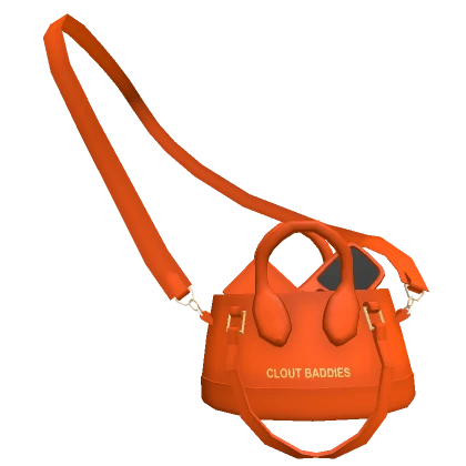 CB Mini Crossbody Handle Purse In Orange