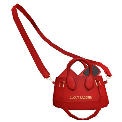 CB Mini Crossbody Handle Purse In Red