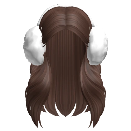 Pretty Girl Hair W/ Earmuffs (Brown)