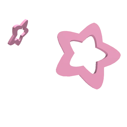 Pink Star Hairclips