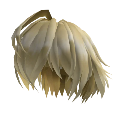 Blonde Curly Wavy Anime Hair Shulk Xenoblade